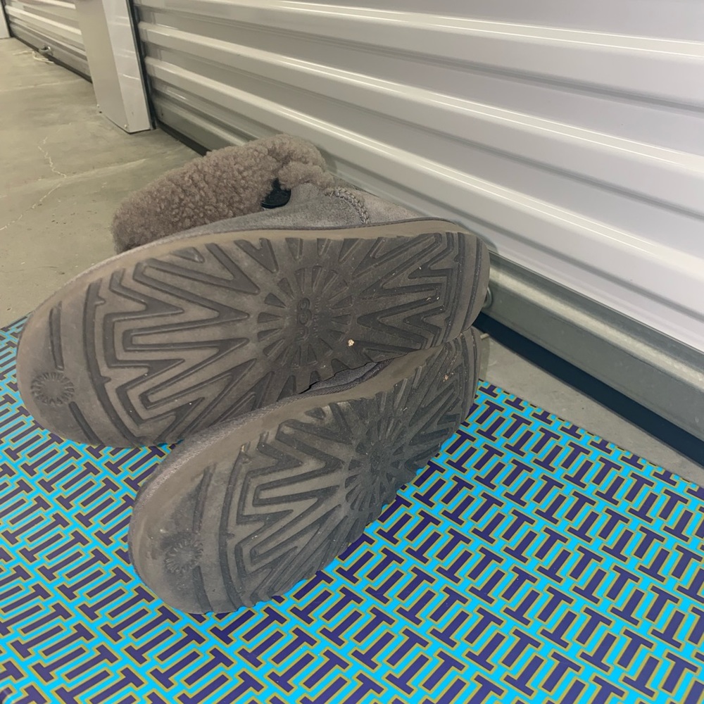 Gray Furry Ugg Boots - image 6